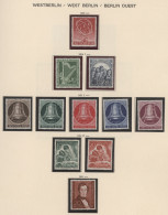 Berlin: 1952/1972 Ca., Sammlung Im Schaubek Vordruckalbum Postfrisch (ab 1952) U - Used Stamps
