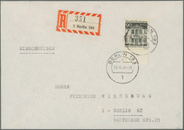 Berlin: 1957/1991, Vielseitige Partie Von Ca. 165 Briefen Und Karten, Alle Mit B - Lettres & Documents