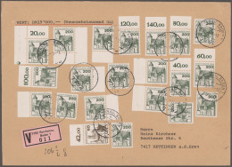 Berlin: 1967/1990, Partie Von 19 Briefen Mit Attraktiven Und Ungewöhnlichen Fran - Cartas & Documentos