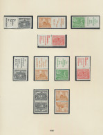 Berlin - Zusammendrucke: 1952, Berliner-Bauten-Zusammendrucke 13 Verschiedene Me - Zusammendrucke
