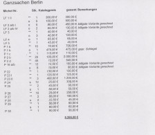 Berlin - Ganzsachen: 1949/1955, Sehr Saubere Sammlungspartie Ohne Signifikante Ü - Autres & Non Classés