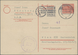 Berlin - Ganzsachen: 1949/1958, Bauten I, Saubere Partie Von 38 Gebrauchten Und - Other & Unclassified