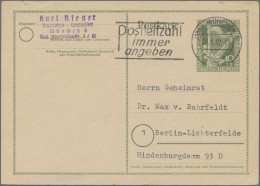 Berlin - Ganzsachen: 1950/1952, Sonderganzsachen, Saubere Partie Von 14 Gebrauch - Other & Unclassified