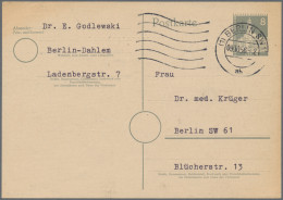 Berlin - Ganzsachen: 1956/1961, Stadtbilder, Saubere Partie Von 33 Gebrauchten U - Sonstige & Ohne Zuordnung