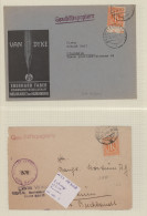 Bizone: 1945, AM-Post Sammlung Von Knapp 80 Einzelfrankaturen Und Ganzsachen Aus - Otros & Sin Clasificación