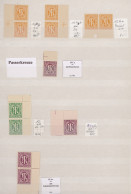 Bizone: 1945/1946, AM-Post Englischer Druck, Fast Nur Postfrische Spezialisierte - Autres & Non Classés