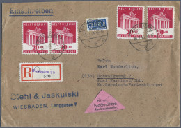 Bizone: 1948, "Berlin-Hilfe", Schönes Belege-Los Der Beiden Werte Mit Acht Inter - Sonstige & Ohne Zuordnung