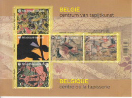 2015 Belgium Tapestries Art  Miniature Sheet Of 5  MNH @ BELOW FACE VALUE - Unused Stamps