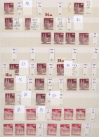 Bizone: 1948, Bauten Weit Und Eng Gezähnt, Praktisch Ausschließlich Postfrische - Andere & Zonder Classificatie