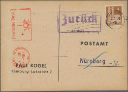 Bizone: 1948/1949, Posten Mit Briefen, Karten Und Ganzsachen Schwerpunkt Bauten - Other & Unclassified