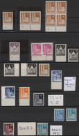 Bizone: 1948/1952, Umfangreicher Spezial-Sammlungsbestand Auf Steckkarten/-seite - Andere & Zonder Classificatie