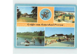 72202763 Prerow Ostseebad Rohrdachhaus Campingplatz Wassertreter Prerowstrom Due - Sonstige & Ohne Zuordnung