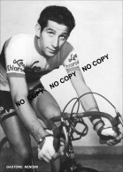 PHOTO CYCLISME REENFORCE GRAND QUALITÉ ( NO CARTE ), GASTONE NENCINI TEAM LEO CHLORODONT 1955 - Wielrennen