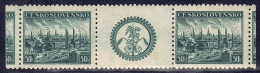 CSSR 1938 - Briefmarkenausstellung, Nr. 400 ZW, Postfrisch ** / MNH - Nuevos