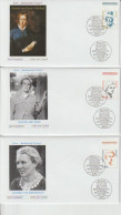 BRD,2002, 3 Schmuck-FDC Mit Mi.-Nr. 2295-2297 "Frauen Der Deutschen Geschichte (XXI)" - Covers & Documents