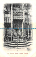 R109346 The Throne House Of Lords. London - Andere & Zonder Classificatie