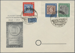 Bundesrepublik Deutschland: 1949/1959, Partie Von 14 Briefen Und Karten Mit Fank - Collections