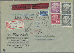 Bundesrepublik Deutschland: 1949/1960 (ca.), Sehr Saubere Partie Von 38 Belegen, - Verzamelingen