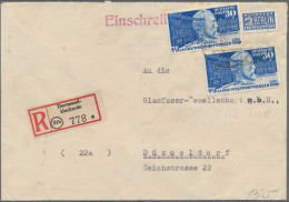 Bundesrepublik Deutschland: 1949/69, Belege- Und Portostufensammler Aufgepasst: - Collections