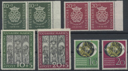 Bundesrepublik Deutschland: 1950 - 1958, Kleiner Postfrischer Posten (ohne Posth - Collections