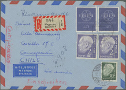 Bundesrepublik Deutschland: 1950/1968, Vielseitige Partie Von über 70 (meist Luf - Collections