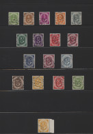 Bundesrepublik Deutschland: 1951, Freimarkenserie POSTHORN, Spezialsammlung GEST - Collections