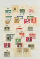 Bundesrepublik Deutschland: 1955/1994, BOGENECKEN, Postfrischer Sammlungsbestand - Sammlungen
