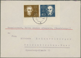 Bundesrepublik Deutschland: 1959/1960, BEETHOVEN-BLOCK, Saubere Partie Von 50 Br - Sammlungen