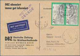 Bundesrepublik Deutschland: 1971/1972, Partie Von 13 Auslandskarten, U.a. Nach A - Colecciones