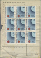 Bundesrepublik Deutschland: 1973/1980, Partie Von Ca. 90 Stück "Paketzustelllist - Collections