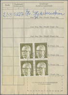 Bundesrepublik Deutschland: 1973/1980, Partie Von Ca. 90 Stück "Paketzustelllist - Verzamelingen