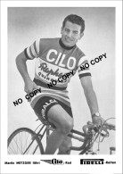 PHOTO CYCLISME REENFORCE GRAND QUALITÉ ( NO CARTE ), MARTIN METZGER TEAM CILO 1955 - Wielrennen