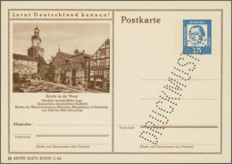 Bundesrepublik - Ganzsachen: 1950/2005 (ca.), Partie Von Ca. 120 Meist Gebraucht - Autres & Non Classés