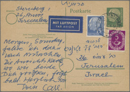 Bundesrepublik - Ganzsachen: 1954/1963, HEUSS-GANZSACHEN, Saubere Sammlung Von C - Altri & Non Classificati