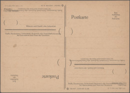 Bundesrepublik - Ganzsachen: 1958/1990, Spezial-Partie "Abarten Und Besonderheit - Autres & Non Classés