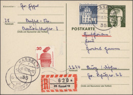 Bundesrepublik - Ganzsachen: 1971/2004, Umfangreiche Sammlung Von Ca. 770 Gebrau - Sonstige & Ohne Zuordnung