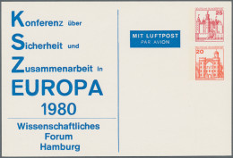 Bundesrepublik - Privatganzsachen: 1960/2002, Vielseitige Partie Von Ca. 318 Pri - Autres & Non Classés