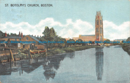 R109380 St. Botolphs Church. Boston. 1908 - Monde