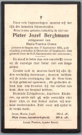 Bidprentje Itegem - Berghmans Pieter Jozef (1894-1943) - Andachtsbilder