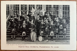 Strasbourg - Sur Le Parvis Du Château D'Angleterre? - Imperial Boys Orchestra - Musikdirektor Mr Linde - Jul. Manias - Straatsburg