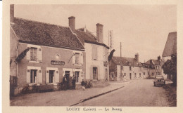 Loury (45 Loiret) Le Bourg - Le Café Bichard Pilette - Coll. Lenormand - Other & Unclassified