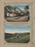 Ansichtskarten: Etliche Hundert Alte Ansichtskarten In 10 Urigen Alben, Viele Li - 500 Postkaarten Min.