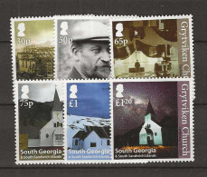 2013 MNH South Georgia  Mi 613-18 Postfris** - Südgeorgien