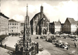 72201685 Nuernberg Brunnen Vor Der Frauenkirche Markt Nuernberg - Nürnberg