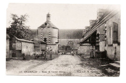 89 CHAMPLAY - Restes De L'Ancien Château N° 118 - Edit Hamelin 1905 - Enfant - Faucheuse - Volailles - Petite Pliure - Autres & Non Classés