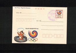 South Korea 1988 Olympic Games Seoul - Han River Regatta Stadion Interesting Postcard - Verano 1988: Seúl