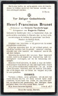 Bidprentje Izenberge - Brunet Henri Franciscus (1846-1930) - Andachtsbilder