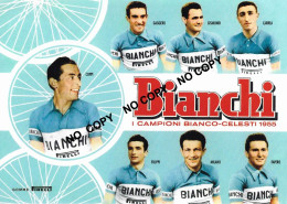 PHOTO CYCLISME REENFORCE GRAND QUALITÉ ( NO CARTE ), GROUPE TEAM BIANCHI 1955 - Wielrennen