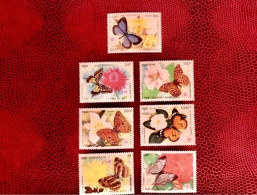 CAMBODGE 1991 7v Neuf ** MNH Mi 1175 / 1181 Farfalle Papillons Butterflies Mariposa Schmetterlinge CAMBODIA KAMBODSCHA - Schmetterlinge