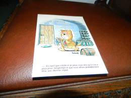 Carte Postale Fantesie Sur Le Chat - Gatos